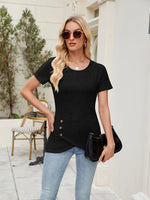 Round Neck Short Sleeve T-Shirt