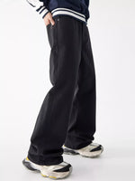 Men's Wide Leg Jeans with Pockets