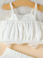 Children's Ruffled Trim Cami Top & Skirt Set