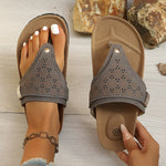 Toe Post Hollow-Out Sandals