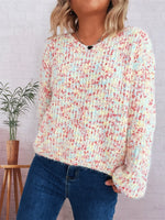Colorful Long Sleeve Sweater