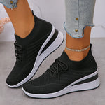 Lace Up Wedge Athletic