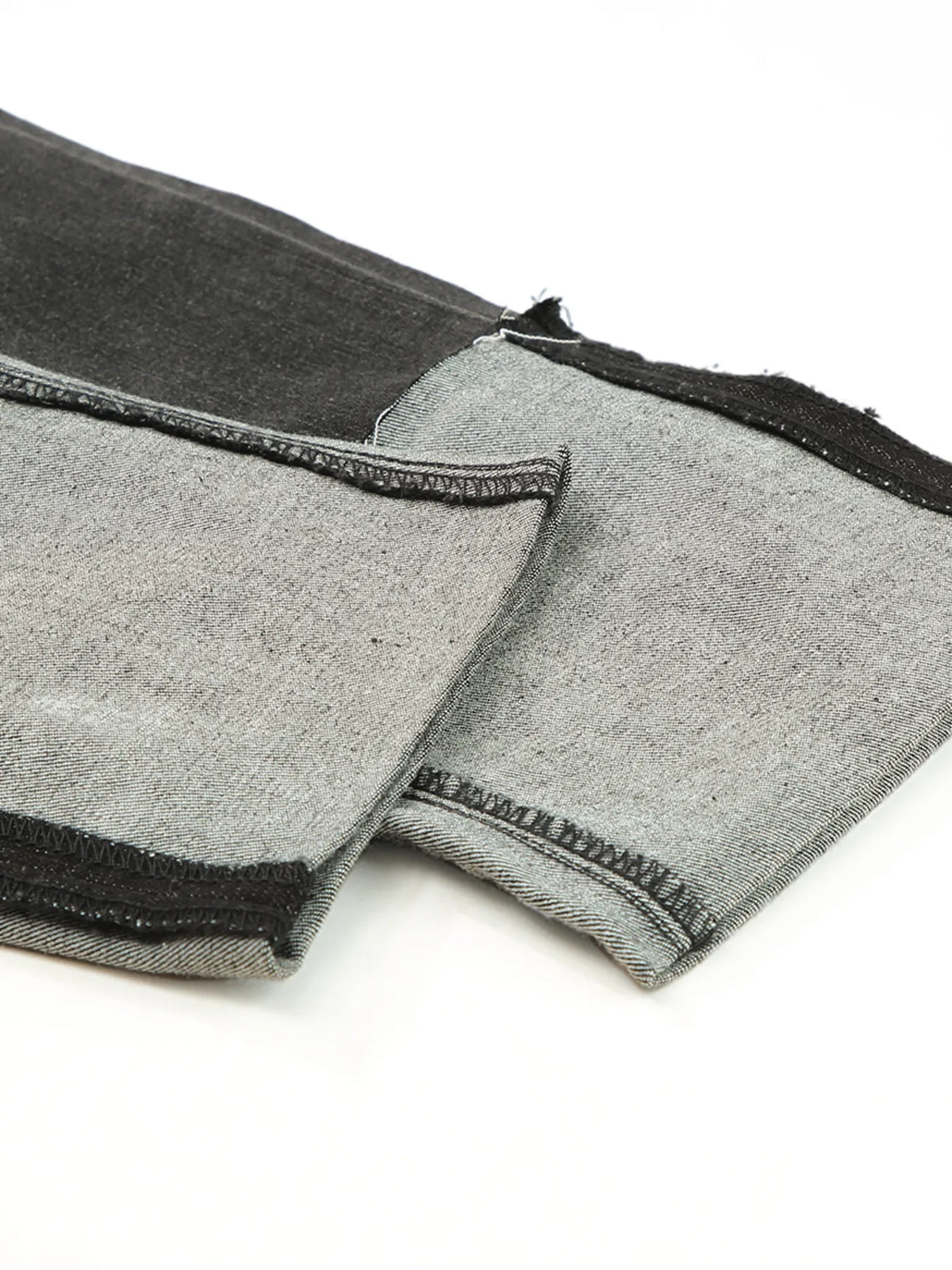 High Waist Distressed Straight Leg Jeans