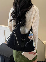 Convertible Buckle Shoulder Bag
