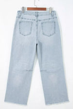 Star-Embellished Cropped Jeans
