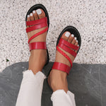 Open Toe Flats Sandals