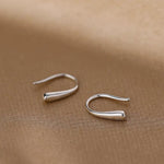 925 Sterling Silver U Shaped Earrings