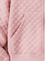 Children's Quilted Zip-Up Hooded Jacket