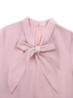 Bow-Knot Long Sleeve Mermaid Dress