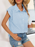 Gingham Button-Down Shirt