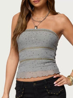 Rhinestone Tube Top