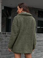 Ivy Lane Zip-Up Collared Teddy Jacket