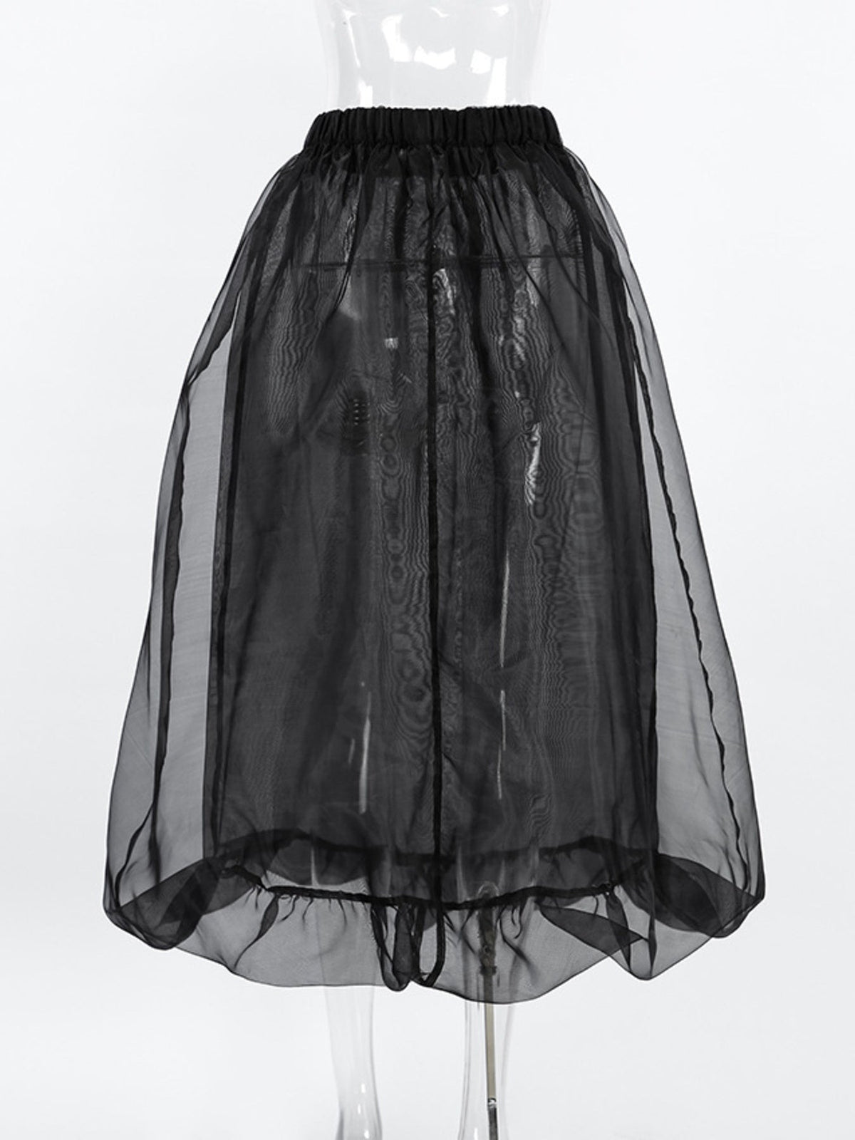 Elastic Waist Flowy Skirt