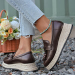 Round Toe Slip-Ons