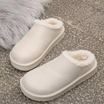 Cozy Plush Lined Platform Slippers