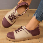 Color Block Lace Up Sneakers