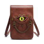 Steampunk Eye Decor Crossbody Bag