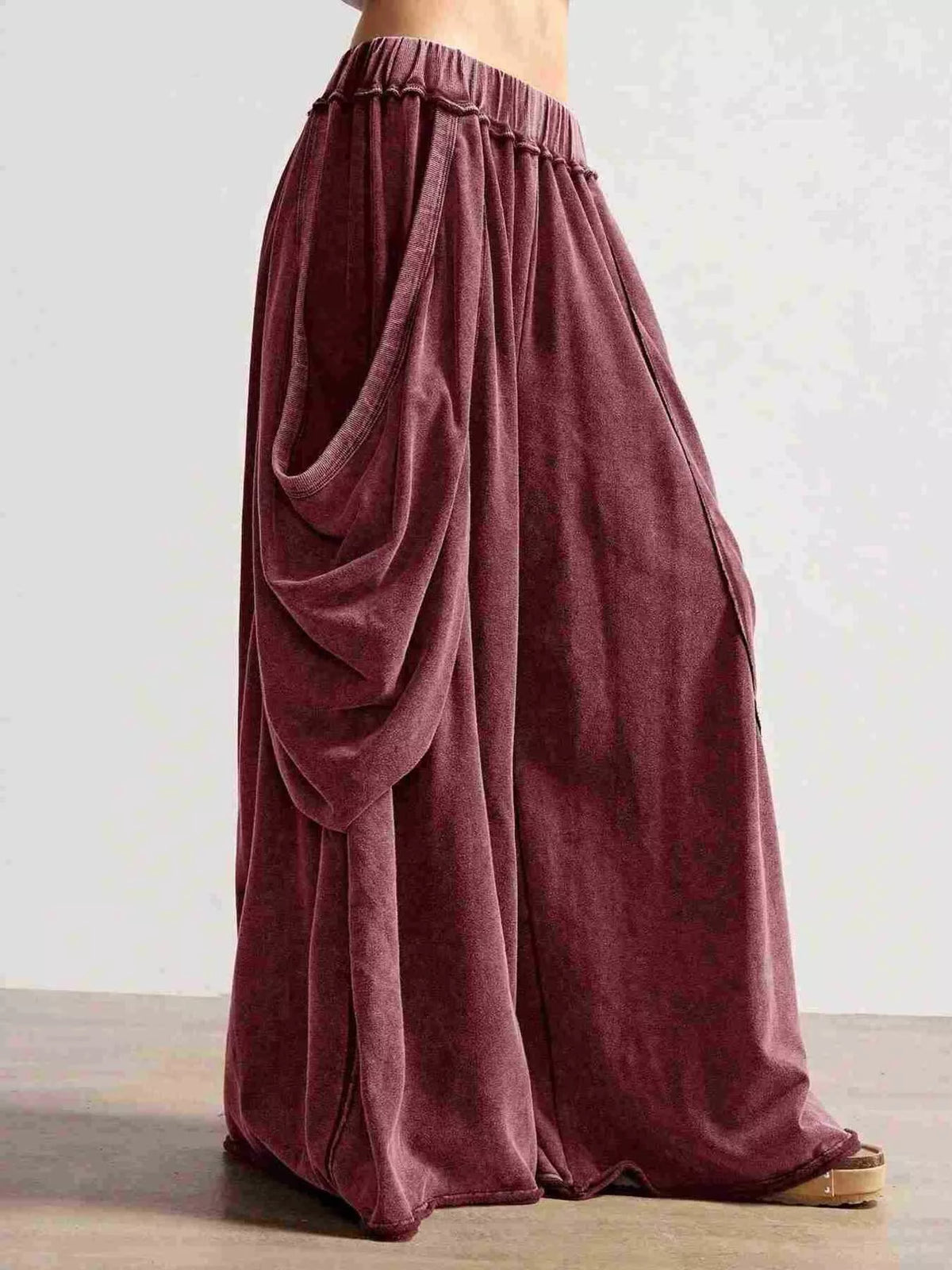 Oversized Wide-Leg Harem Pants