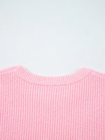 Merry Candy Cane Christmas Crew Neck Sweater