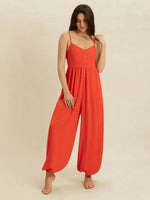 V-Neck Spaghetti Strap Jumpsuit