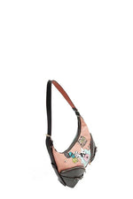 Nicole Lee USA Party King Shoulder Bag with 2 Accessory Pockets Front