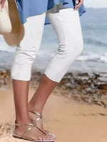 Full Size Cropped Casual Leggings Plus Size