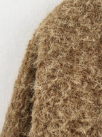 Textured Knit Tie-Front Outerwear