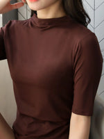 Solid Color Short Sleeve T-Shirt