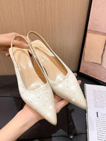 Pointed Toe Slingback Pumps