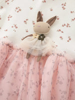 Children's Bunny Applique Tulle Dress