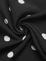Polka Dot Strapless Wide Leg Jumpsuit