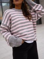 Striped Crew Neck Sweater