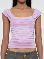 Ruched Solid Tank