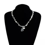 Silver-Plated Minimalist Pendant Necklace