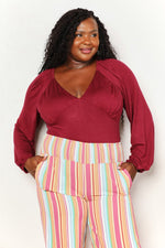Culture CodeFull Size V-Neck Bodysuit