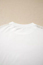 Lace Patchwork Round Neck Long Sleeve Top
