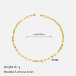 18K Gold-Plated Chain Necklace