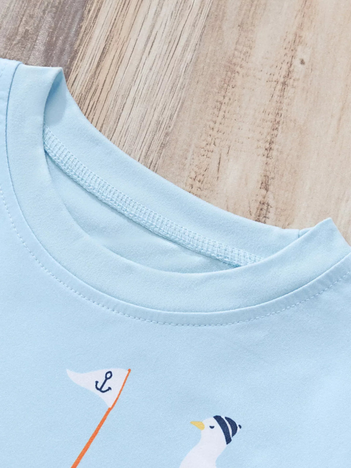 Children's Whale Graphic Short Sleeve Tee & Shorts Set