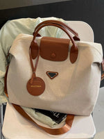 Canvas Travel Bag with Detachable Strap