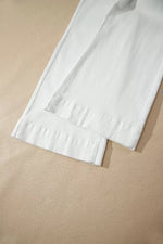 2-Button High Waist Wide Leg Jeans