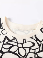 Children's Printed Top and Leggings Set