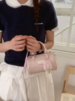 Embossed Pattern Cylinder Crossbody Bag