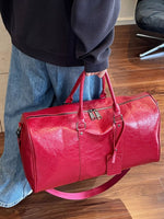 PU Leather Duffle Bag