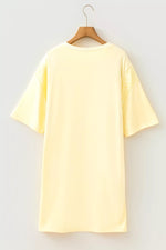 Round Neck Half Sleeve T-Shirt Dress