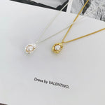 925 Sterling Silver Pearl Pendant Necklace