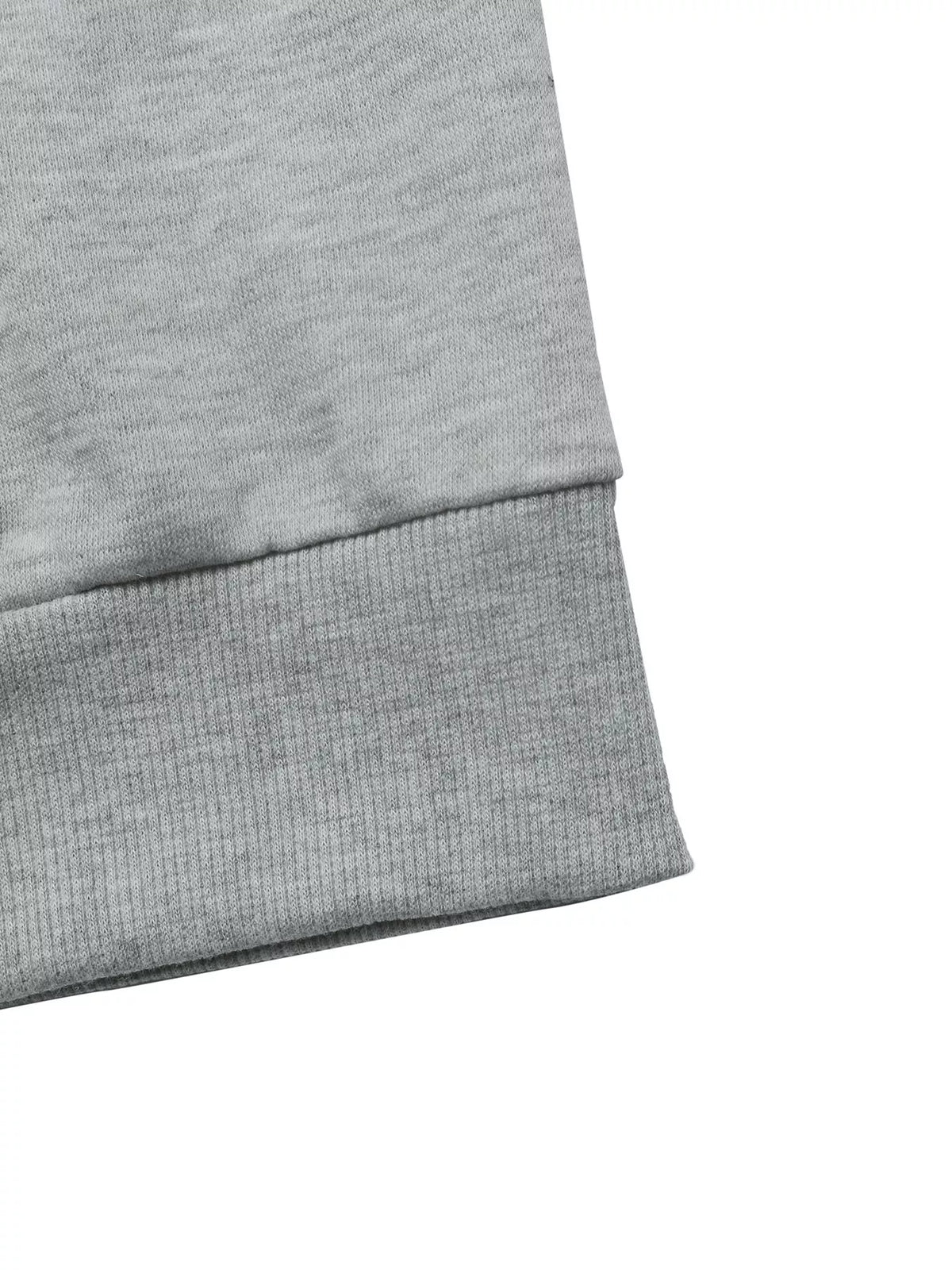 Dropped Shoulder Long Sleeve Hoodie