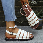 Open Toe Buckle Sandals