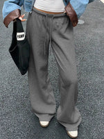 Wide Leg Drawstring Sweatpants
