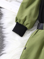 Children's Color Block Top and Pants Set