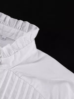 Button-Up Balloon Sleeve Mini Dress